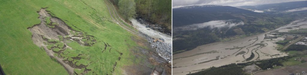 Photos from the Valley of Gudbrandsdalen, Norway after the flood in May 2013
